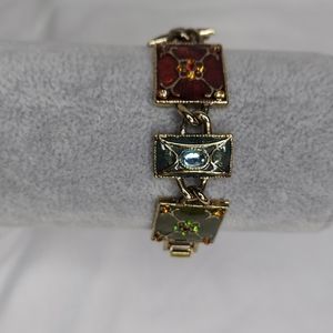 Liz Claiborne Multi-colored Jeweled Embellished Bracelet